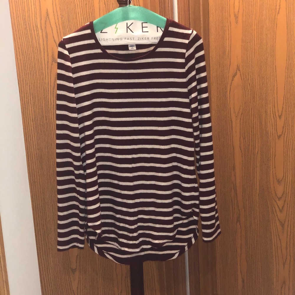 Long sleeve stripe shirt